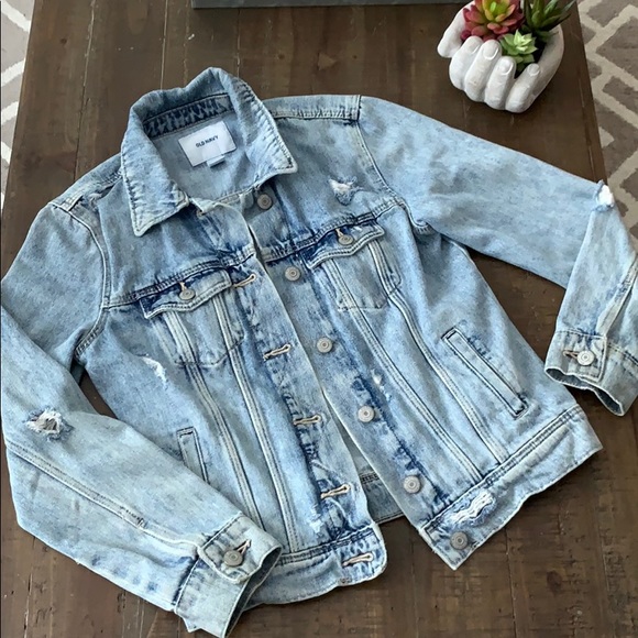 Old Navy Distressed Denim Ripped Jean 